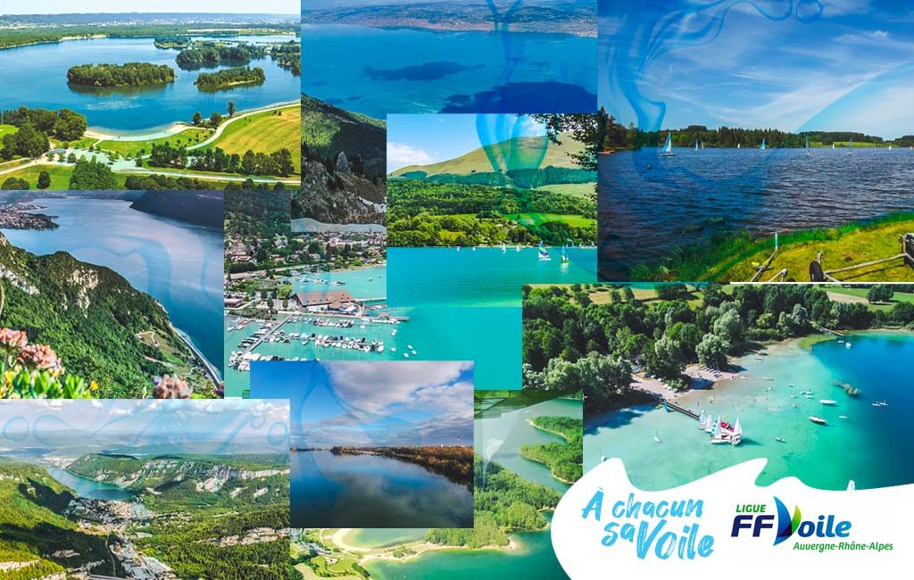 10 spots de voile en Auvergne Rhône-Alpes