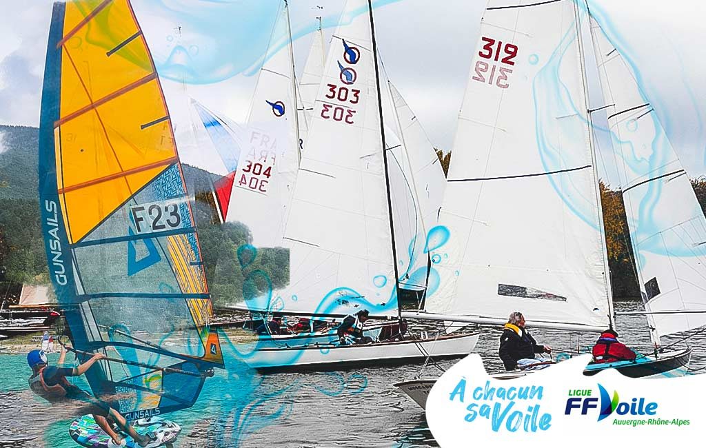 10 bonnes raisons de faire de la voile en Auvergne Rhône-Alpes