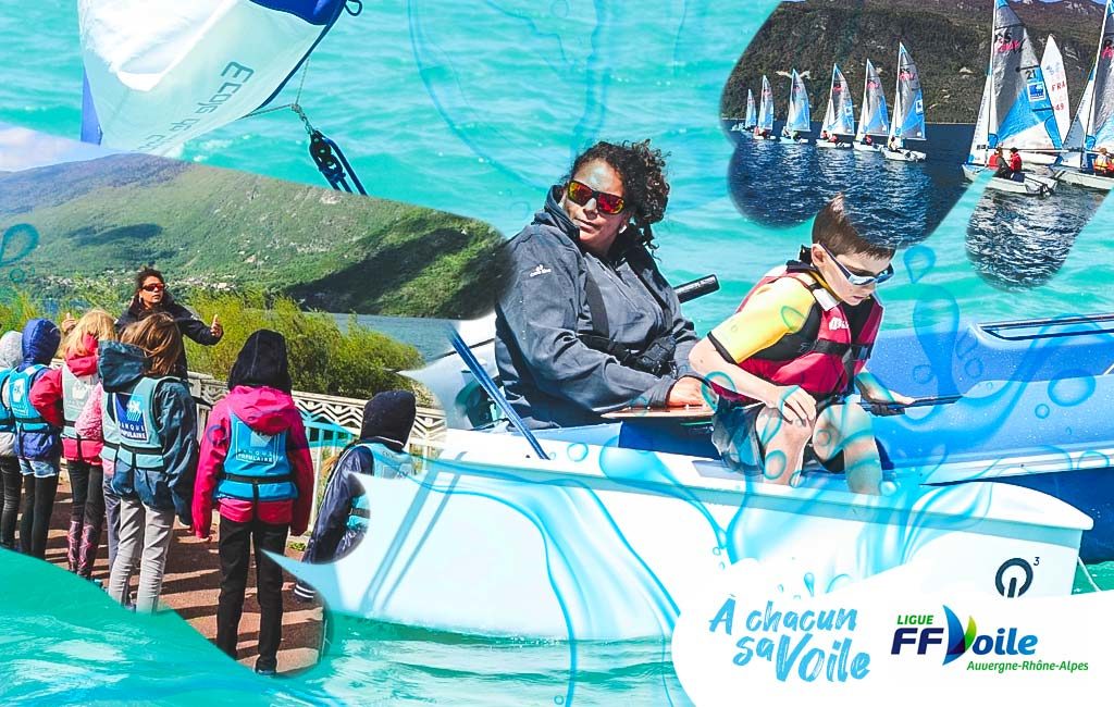 Bien débuter la voile en Auvergne Rhône-Alpes, les conseils de Caroline Delcourt