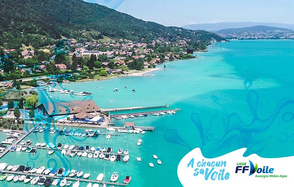 spot de voile lac d'Annecy