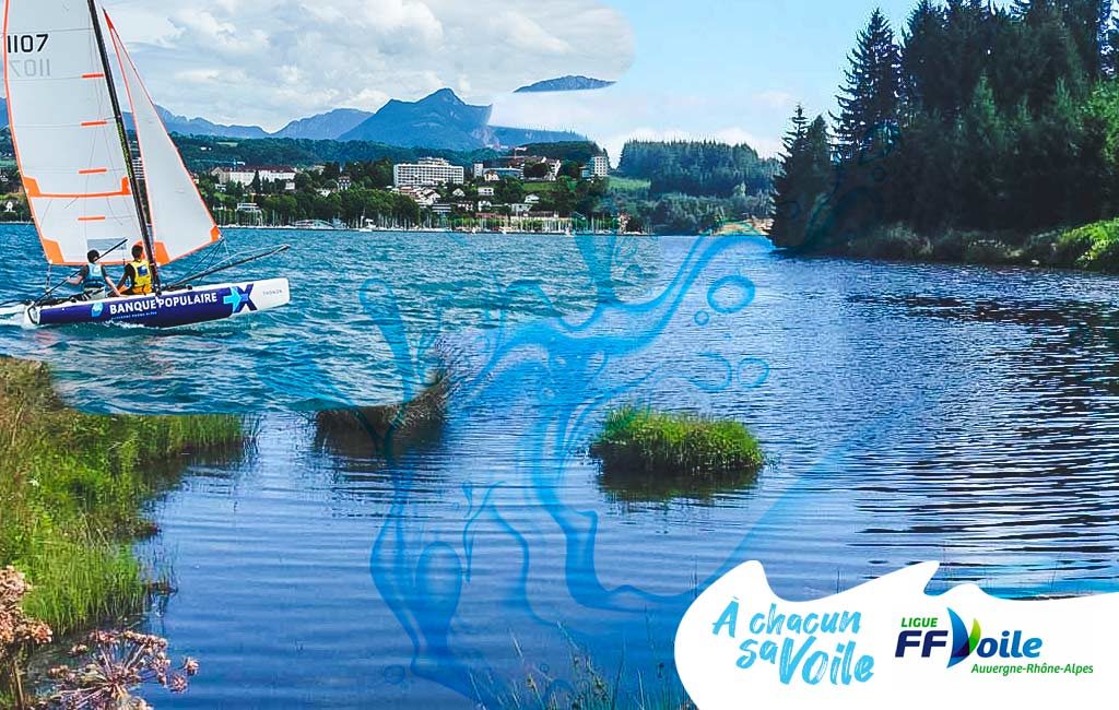 la voile en Auvergne Rhône-Alpes, c'est facile