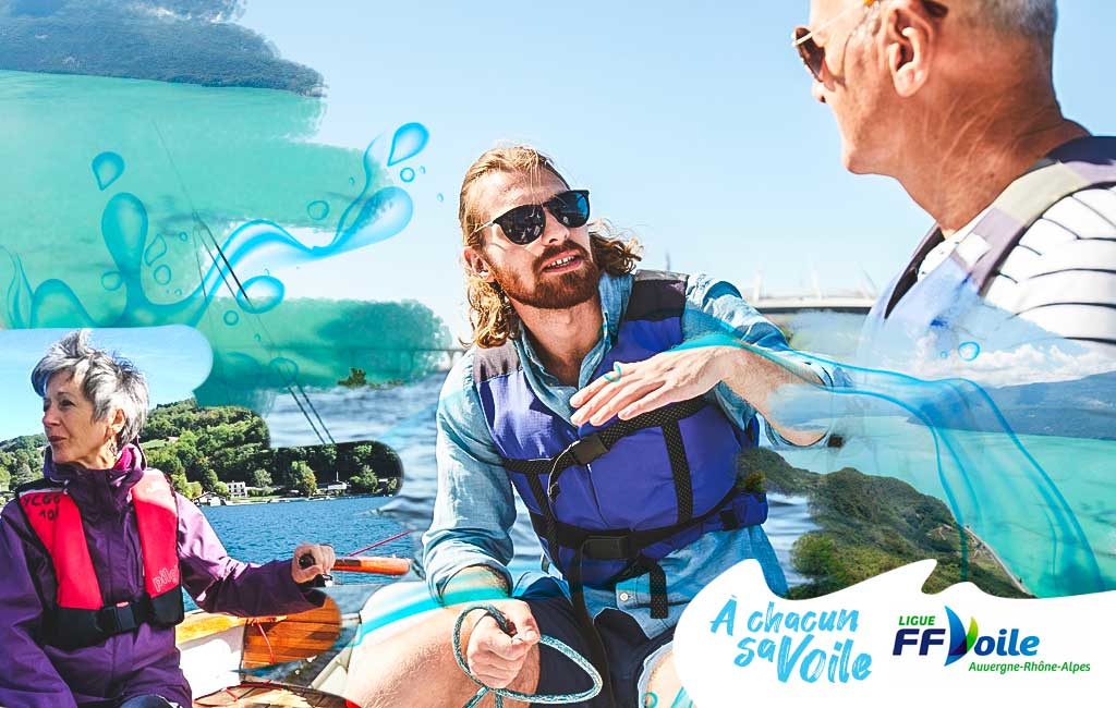 pas d'âge pour faire de la voile en Auvergne Rhône-Alpes