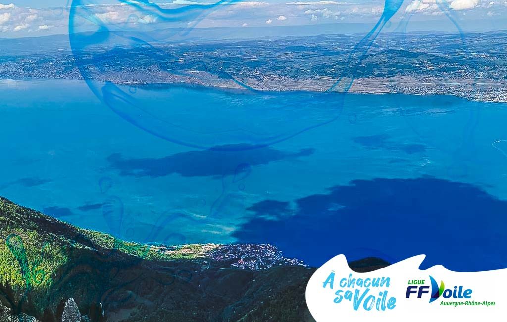 spot de voile lac Léman